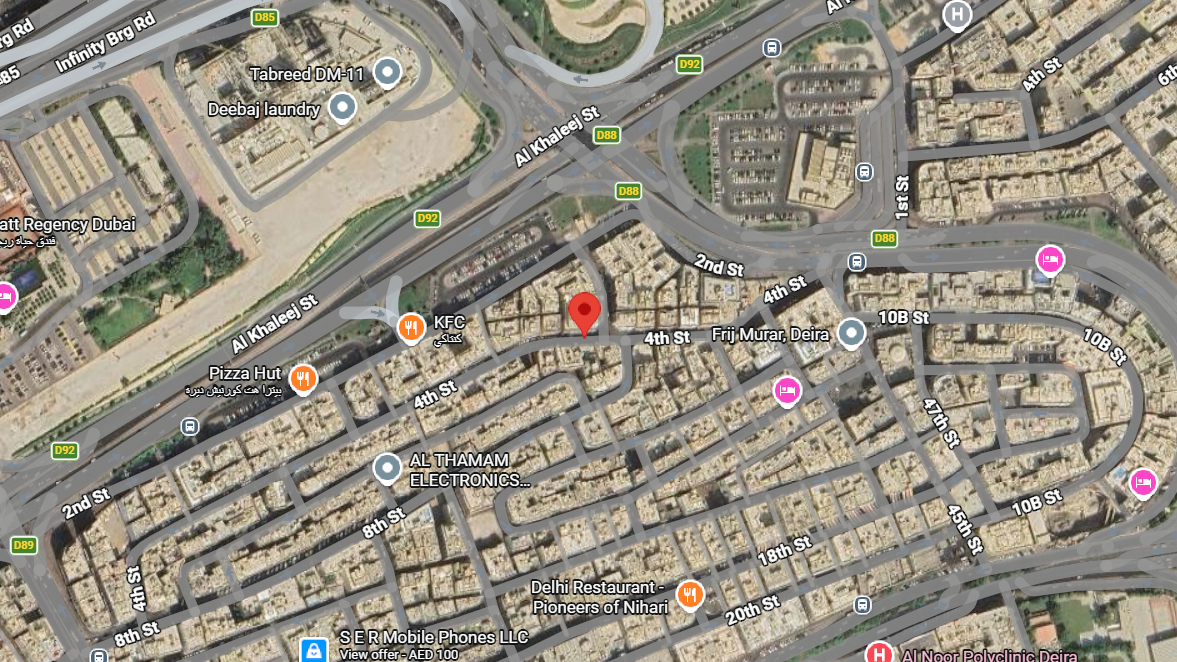 Our Location: Frij Murar, Deira
